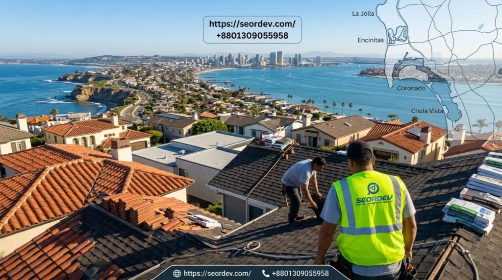 Lead generation dashboard tracking roofing calls and leads in San Diego CA, powered by SEORDEV local optimization (2)